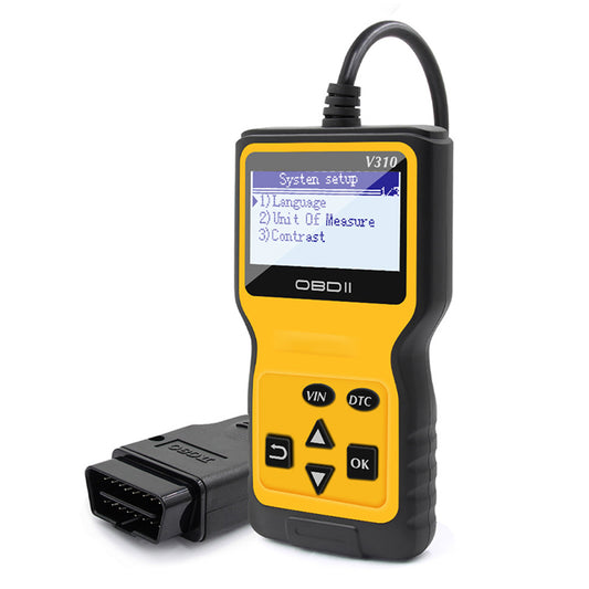 V310 OBD2 Scanner Diagnostic Tool Code Reader OBDII EOBD Read / Clear Fault Scan Tool