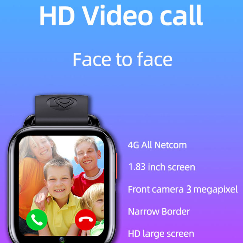 T7 1.83-inch 4G Kids Smart Watch 1+8G Waterproof Camera Video Call Student Smart Bracelet