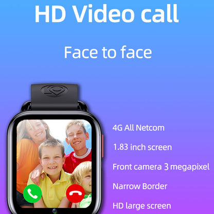 T7 1.83-inch 4G Kids Smart Watch 1+8G Waterproof Camera Video Call Student Smart Bracelet