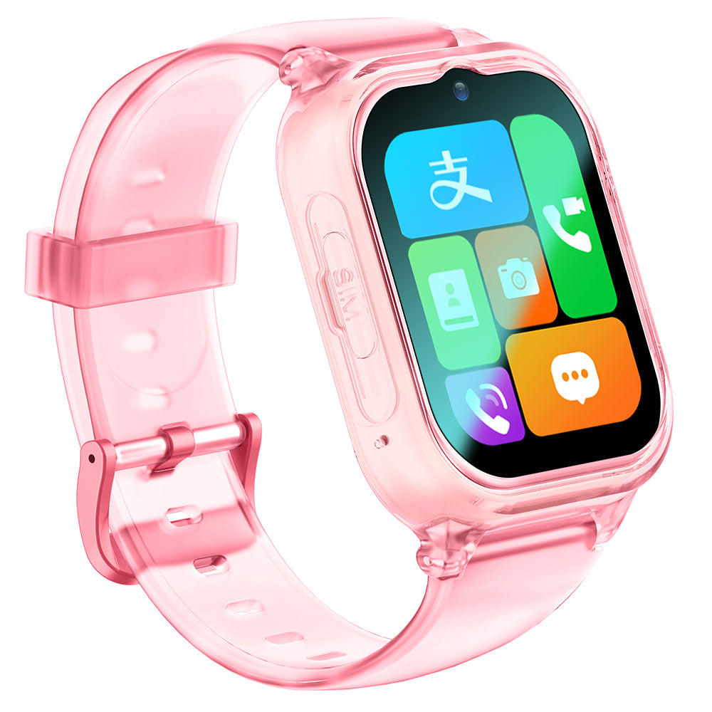 K26 1.83 inch Display Detachable Smart Watch 4G Call GPS Positioning Kids Watch with Lanyard+Silicone Case