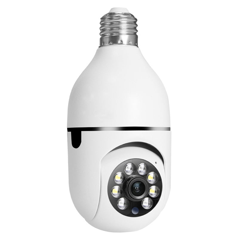 2.4G Smart WiFi Camera Mini PTZ 1080P HD IP Camera with Bulb E27 Socket, Two-Way Talk Home Surveillance