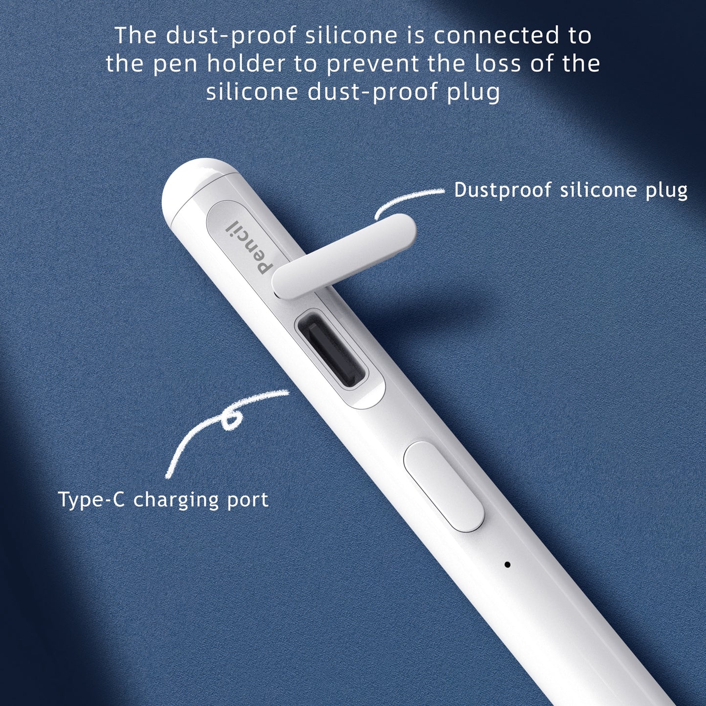 S-IP01 Magnetic Capacitive Pen for iPad , Touch Screen Writing Drawing Stylus Pen Pencil