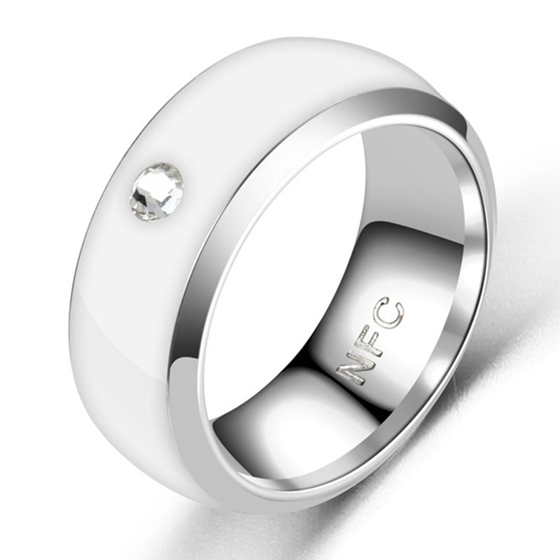 NFC Smart Ring Couple Stainless Steel Finger Rings Technology Android Phone Equipment Multifunctional Magic Ring