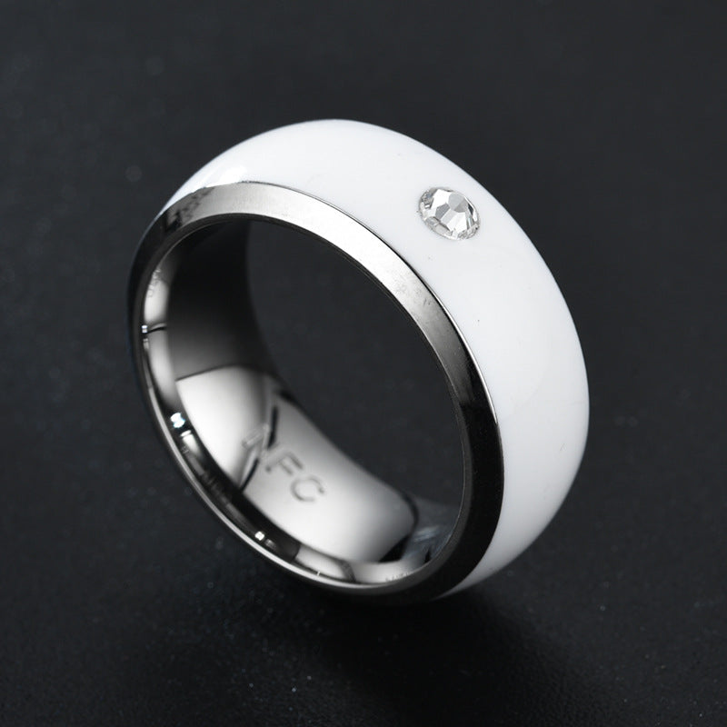 NFC Smart Ring Couple Stainless Steel Finger Rings Technology Android Phone Equipment Multifunctional Magic Ring