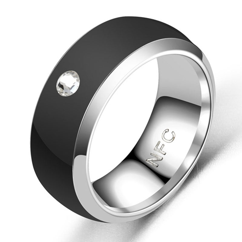 NFC Smart Ring Couple Stainless Steel Finger Rings Technology Android Phone Equipment Multifunctional Magic Ring