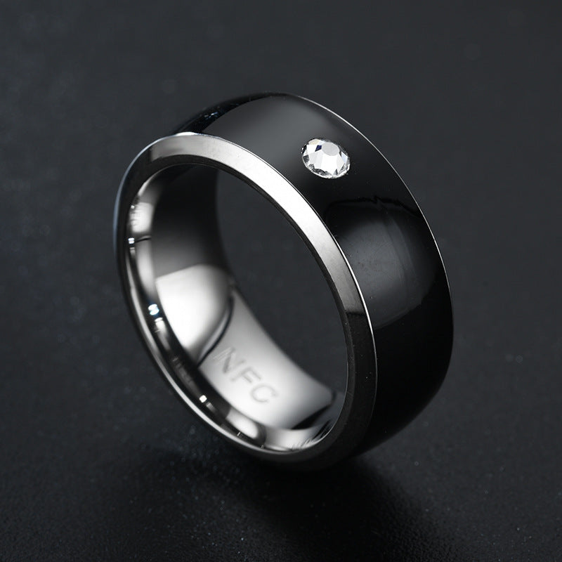 NFC Smart Ring Couple Stainless Steel Finger Rings Technology Android Phone Equipment Multifunctional Magic Ring