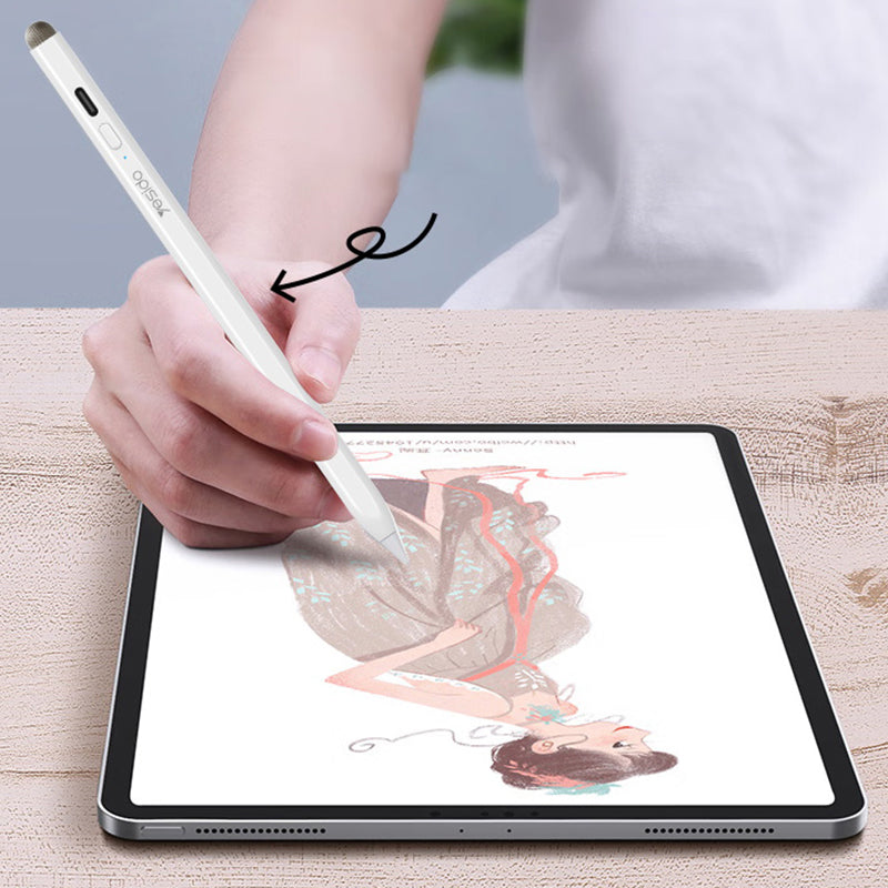 YESIDO ST12 Active Capacitive Stylus Pen Anti Mistake Touch Bluetooth Pencil for Drawing, Writing