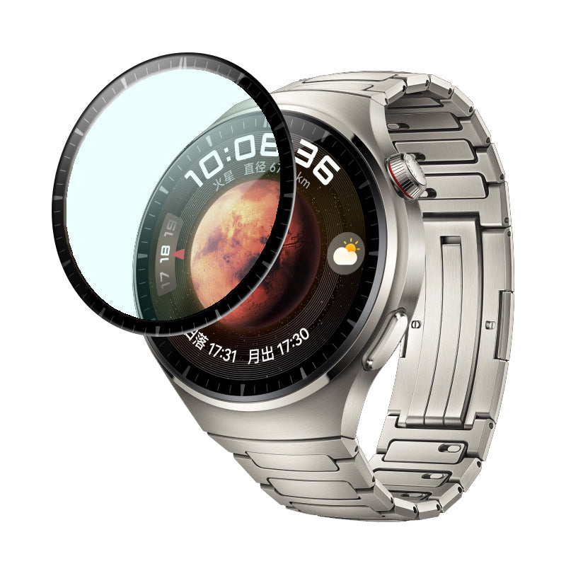 Screen Protector For Huawei Watch 4 Pro , 3D Curved Anti-Scratch PET Clear Film