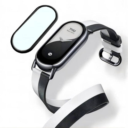 1Pc 3D Watch Screen Protector for Xiaomi Smart Band 8 , Black Edge Ultra Clear PET Protective Film