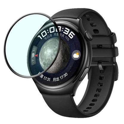 1Pc 3D PET Screen Protector for Huawei Watch 4 , Black Edge HD Clarity Watch Screen Film