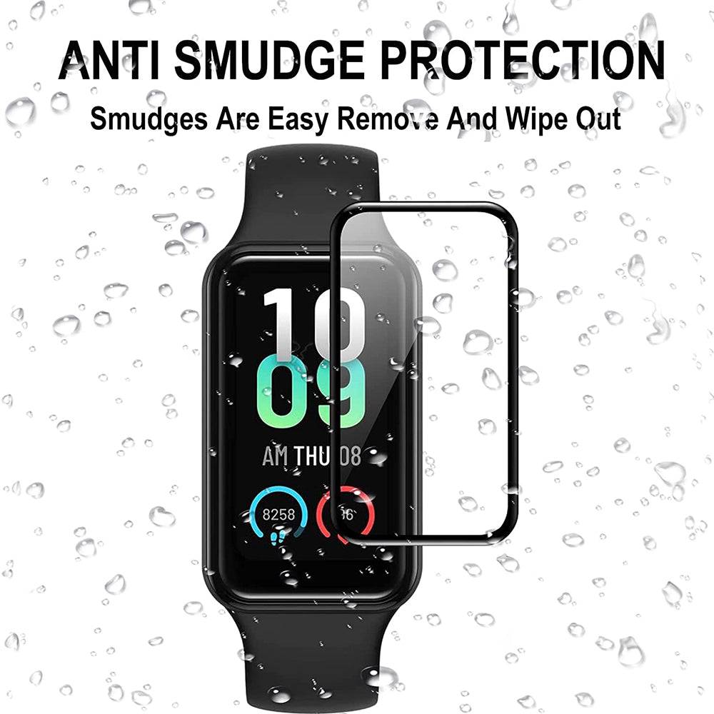 For Huami Amazfit Band 7 1Pc 3D Watch Screen Protector Black Edge PET+PPT Anti-scratch Film