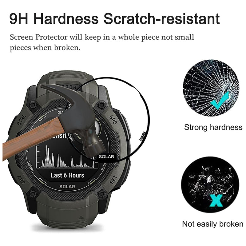 1Pc For Garmin Instinct 2X 3D Watch Screen Protector Clear Bubble-Free PET+PPT Film