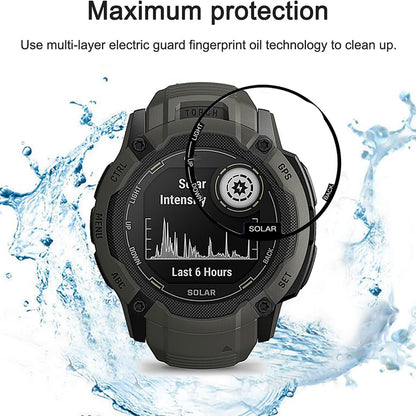 1Pc For Garmin Instinct 2X 3D Watch Screen Protector Clear Bubble-Free PET+PPT Film