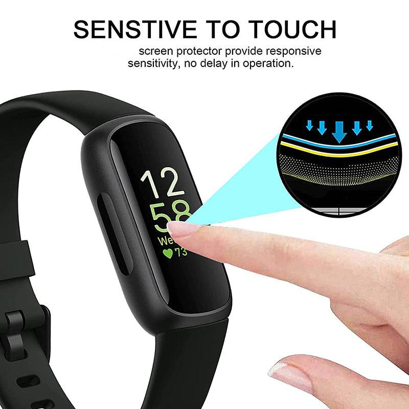 1Pc For Fitbit Inspire 3 Smartwatch Screen Protector High Definition Clear PET+PPT 3D Film