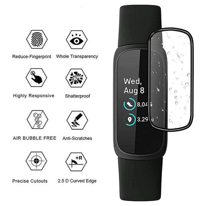 1Pc For Fitbit Inspire 3 Smartwatch Screen Protector High Definition Clear PET+PPT 3D Film