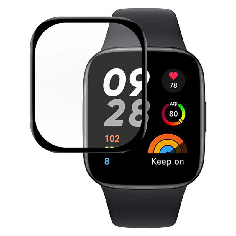 1Pc For Xiaomi Redmi Watch 3 Protective Film PET+PPT 3D Anti-Bubble Smartwatch Screen Protector