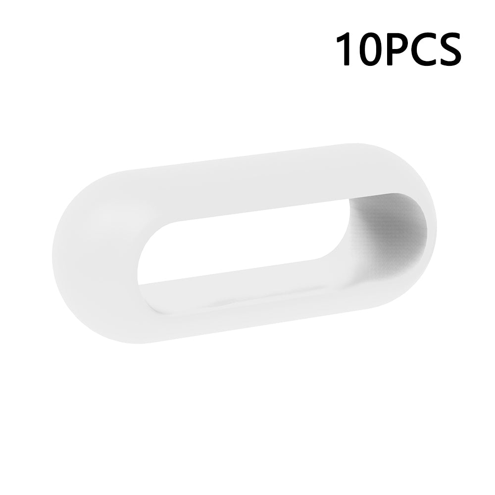 10Pcs For Xiaomi Smart Band 8 Pro Watch Band Silicone Holder Loop Watch Strap Fastener Ring