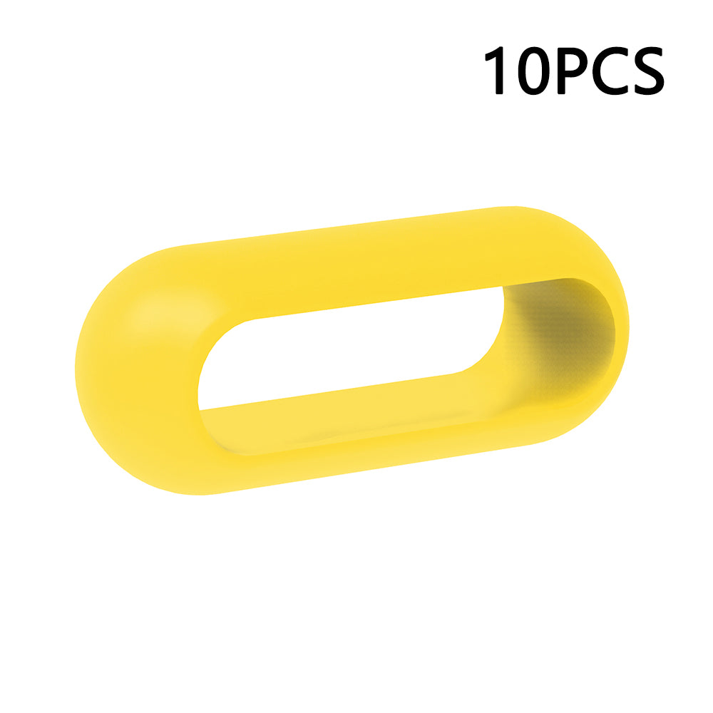 10Pcs For Xiaomi Smart Band 8 Pro Watch Band Silicone Holder Loop Watch Strap Fastener Ring