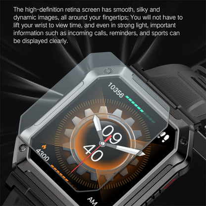 H31 Outdoor 1.91 Smart Watch IP68 Waterproof Sports Bracelet with Blood Oxygen Heart Rate Monitoring