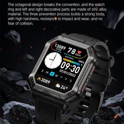 H31 Outdoor 1.91 Smart Watch IP68 Waterproof Sports Bracelet with Blood Oxygen Heart Rate Monitoring