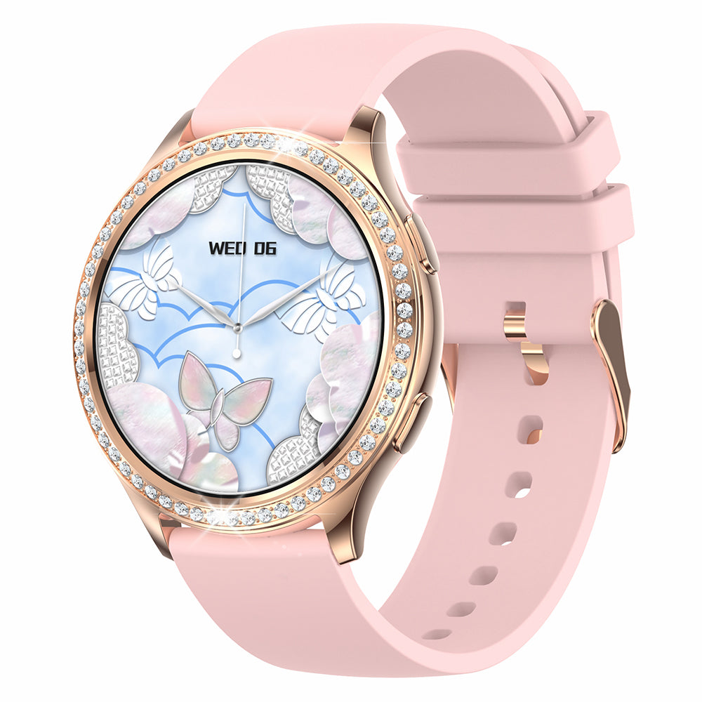 AK53 Silicone Strap Women Smart Watch Menstrual Period Record Heart Rate Sleep Monitoring Sports Smart Bracelet