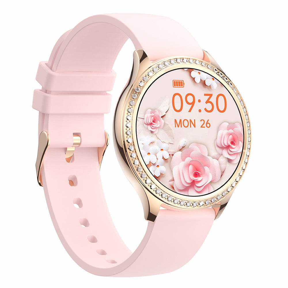 AK53 Silicone Strap Women Smart Watch Menstrual Period Record Heart Rate Sleep Monitoring Sports Smart Bracelet