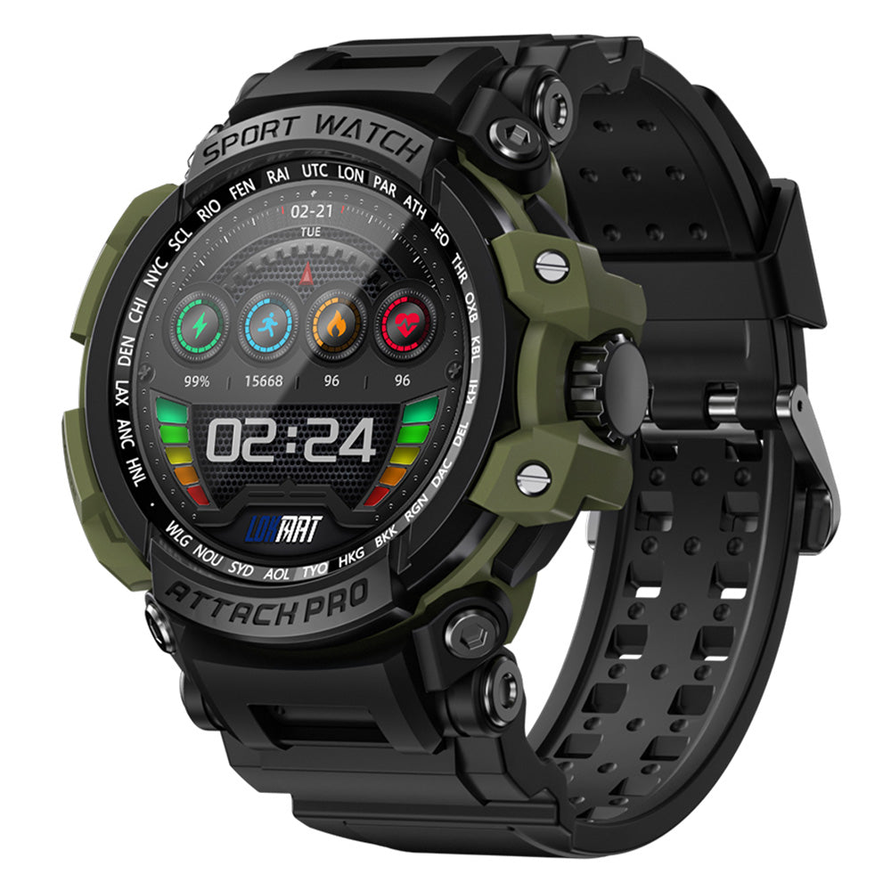 LOKMAT ATTACK PRO 1.32 inch Bluetooth Call Smart Watch Outdoor Sports IP68 Waterproof Sports Electronic Bracelet