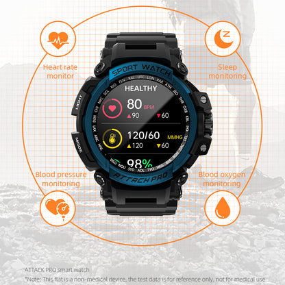 LOKMAT ATTACK PRO 1.32 inch Bluetooth Call Smart Watch Outdoor Sports IP68 Waterproof Sports Electronic Bracelet