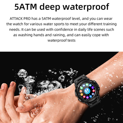 LOKMAT ATTACK PRO 1.32 inch Bluetooth Call Smart Watch Outdoor Sports IP68 Waterproof Sports Electronic Bracelet