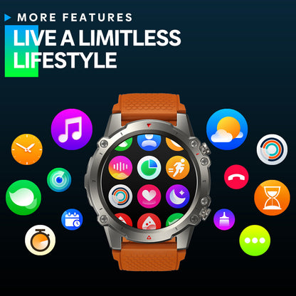 ZEBLAZE VIBE 7 Lite 1.47 Multi-Sport Bluetooth Call Smart Watch Multifunction Fitness Bracelet with Health Monitoring