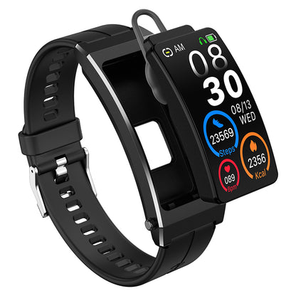 K13S 1.14 inch 2-in-1 Smart Bracelet with Headset Life Waterproof Bluetooth Calling Sports Watch