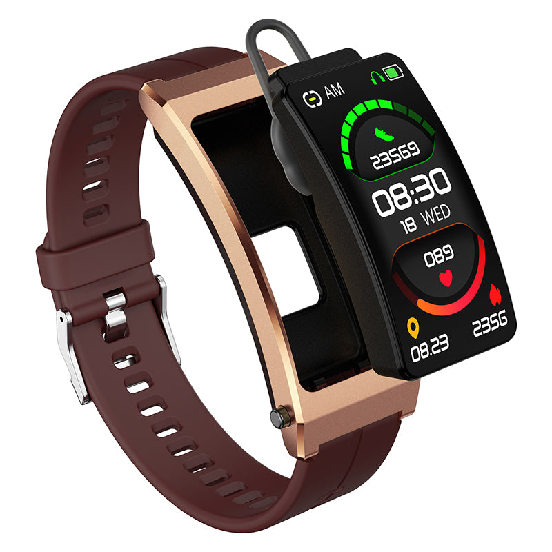 K13S 1.14 inch 2-in-1 Smart Bracelet with Headset Life Waterproof Bluetooth Calling Sports Watch