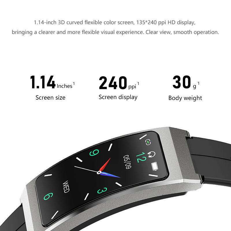 K13S 1.14 inch 2-in-1 Smart Bracelet with Headset Life Waterproof Bluetooth Calling Sports Watch