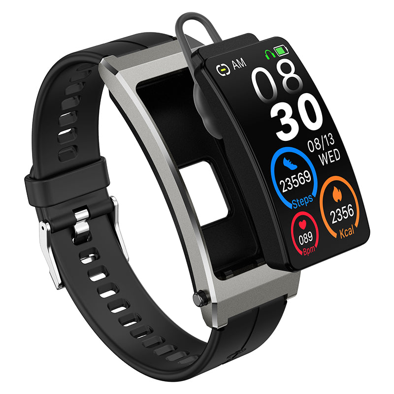 K13S 1.14 inch 2-in-1 Smart Bracelet with Headset Life Waterproof Bluetooth Calling Sports Watch