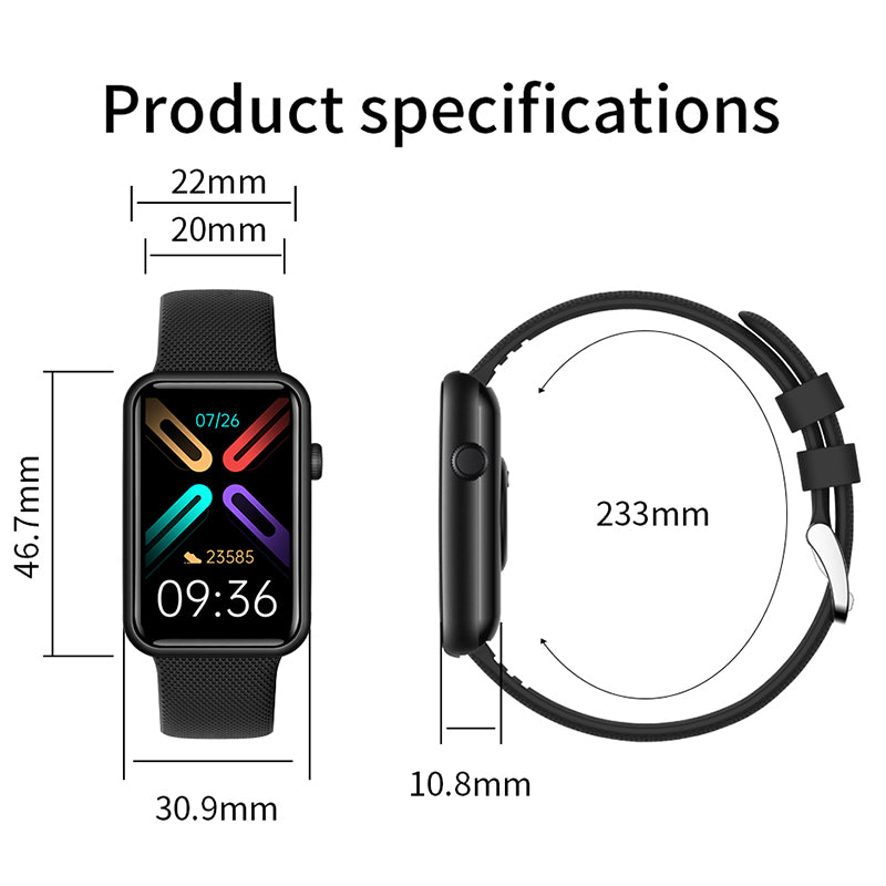 HT5pro 1.57 HD Full Touch Screen Smart Watch Aluminum Alloy Case Bluetooth Talking Electric Bracelet