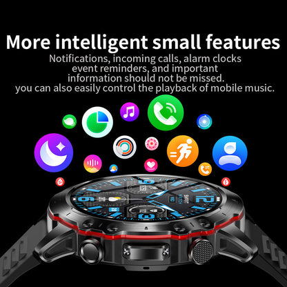 V91 Outdoor Waterproof Anti-drop 1.52-inch Smart Watch Bluetooth Calling Health Monitoring Sports Smart Bracelet