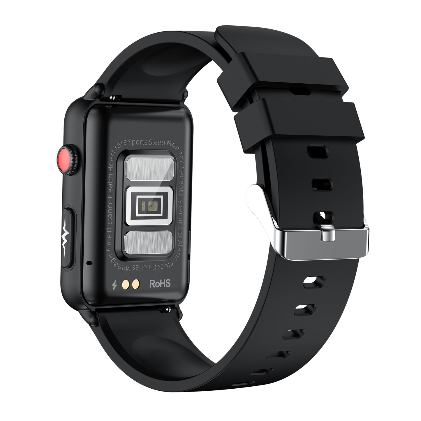 ET620 1.57 inch Electric Watch with ECG Temperature Heart Rate Monitoring Bluetooth Talk IP67 Waterproof Smart Bracelet, TPU Strap