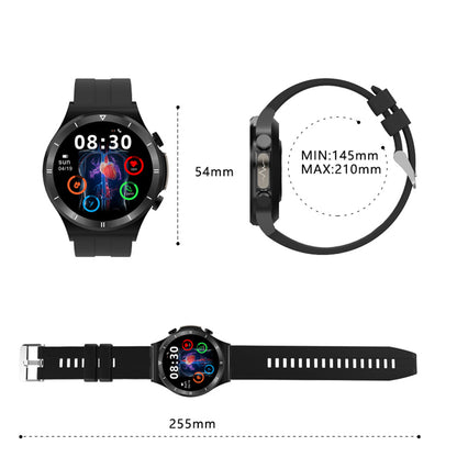 T30 1.39-inch Smart Watch ECG Blood Glucose / Oxygen Heart Rate Monitoring Bluetooth Call Sports Smart Bracelet