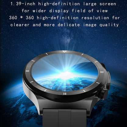 T30 1.39-inch Smart Watch ECG Blood Glucose / Oxygen Heart Rate Monitoring Bluetooth Call Sports Smart Bracelet