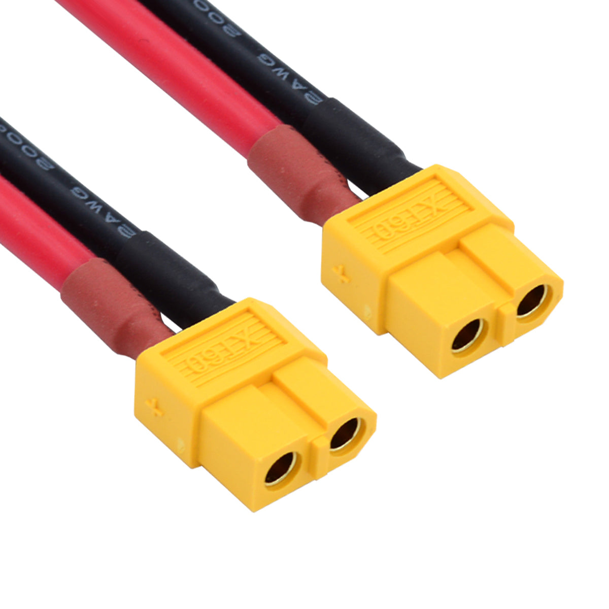 PW-052-FF XT60 0.5m Power Cable Female to Female 12AWG Extension Cord Connector for RC Battery Power Station