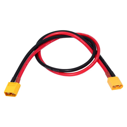 PW-052-MM XT60 0.5m Extension Cable 12AWG Male to Male Connector for RC Battery Power Station