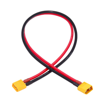 PW-052-MM XT60 0.5m Extension Cable 12AWG Male to Male Connector for RC Battery Power Station