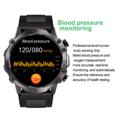 FW09E 1.43-inch AMOLED Bluetooth Call Smart Watch IP68 Water Resistant Fitness Watch with Health Monitoring