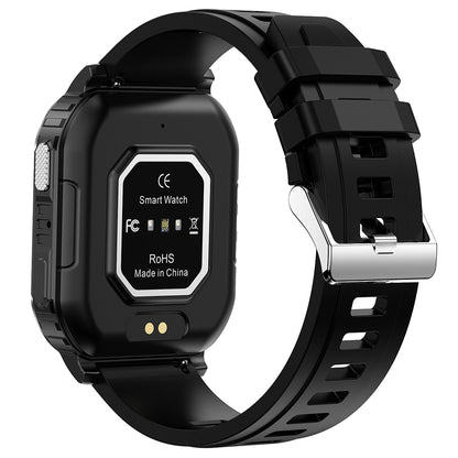 NK36 1.83-inch Smart Bracelet Square Metal Case Bluetooth Call IP67 Water Resistant Multi-Mode Sports Watch