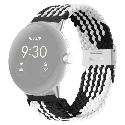 For Google Pixel Watch Buckle Design Nylon Watchband Smart Bracelet Adjustable Strap Breathable Band