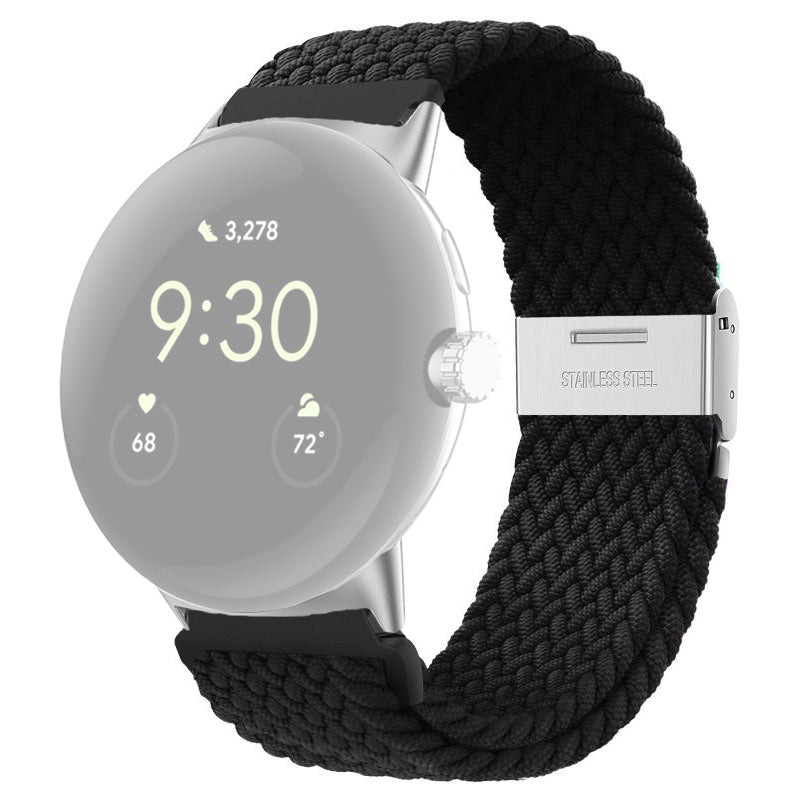 For Google Pixel Watch Buckle Design Nylon Watchband Smart Bracelet Adjustable Strap Breathable Band