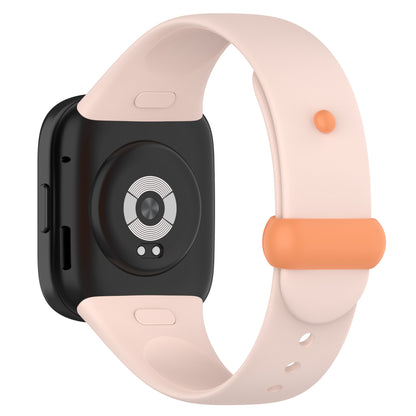 Watch Band for Xiaomi Redmi Watch 3 Soft Silicone Strap with Button Buckle