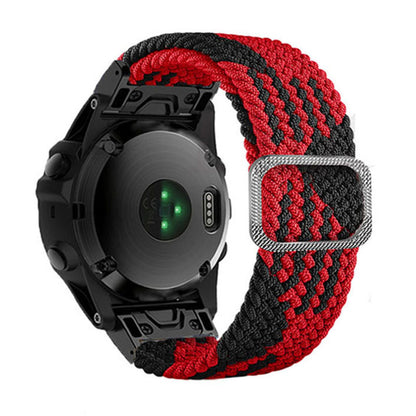 For Garmin Fenix 7 / Epix / Instinct 2 / Approach S62 / Fenix 5 Nylon Strap 22mm Smart Watch Band with Buckle