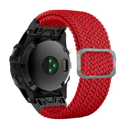 For Garmin Fenix 7 / Epix / Instinct 2 / Approach S62 / Fenix 5 Nylon Strap 22mm Smart Watch Band with Buckle