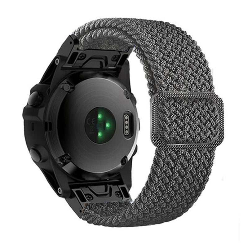 For Garmin Fenix 7 / Epix / Instinct 2 / Approach S62 / Fenix 5 Nylon Strap 22mm Smart Watch Band with Buckle